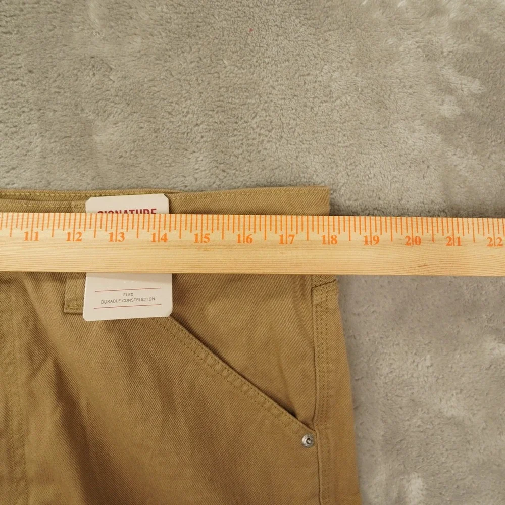 Levi Strauss Signature Carpenter Pants Men's 36x32 Tan Khaki NWT Workwear